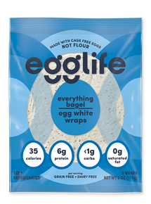 Everything Bagel<br>Egg White Wraps 